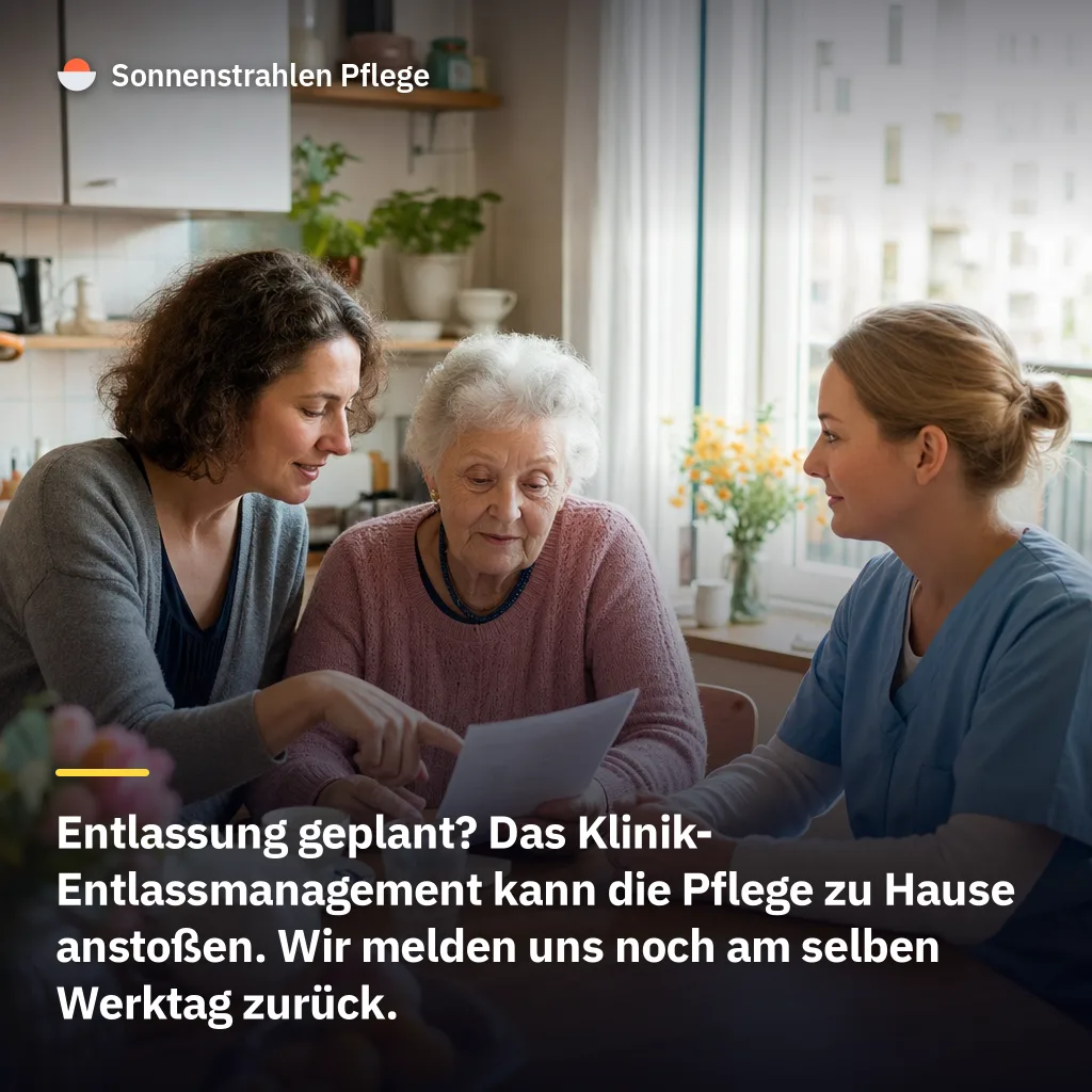 Das Klinik-Entlassmanagement kann die Übernahme direkt anstoßen