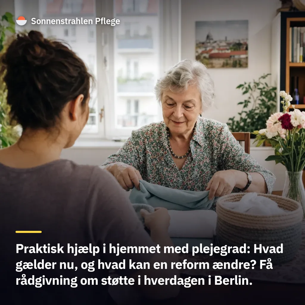 Plejereform: Hvad sker der med den praktiske hjælp i hjemmet for personer med plejegrad?