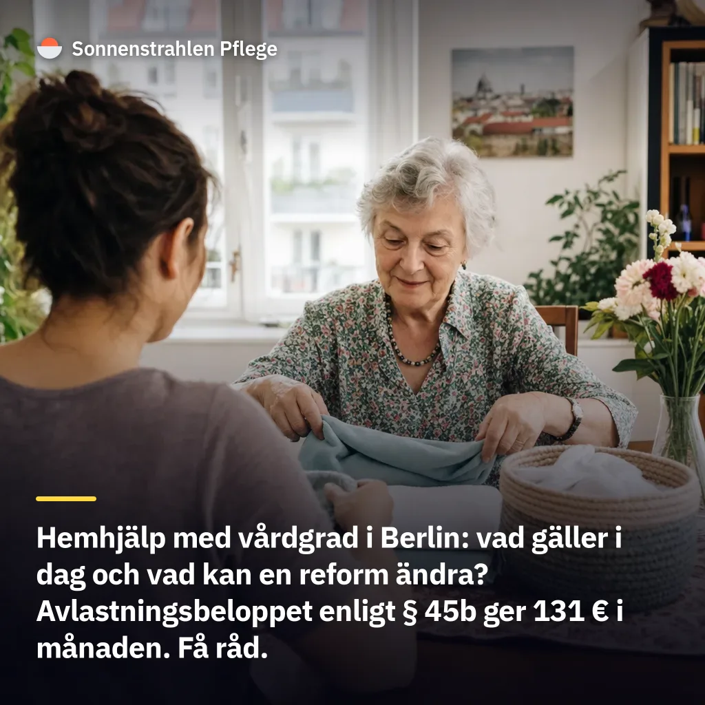 Vårdreform: Vad händer med hemhjälpen för personer med vårdgrad?