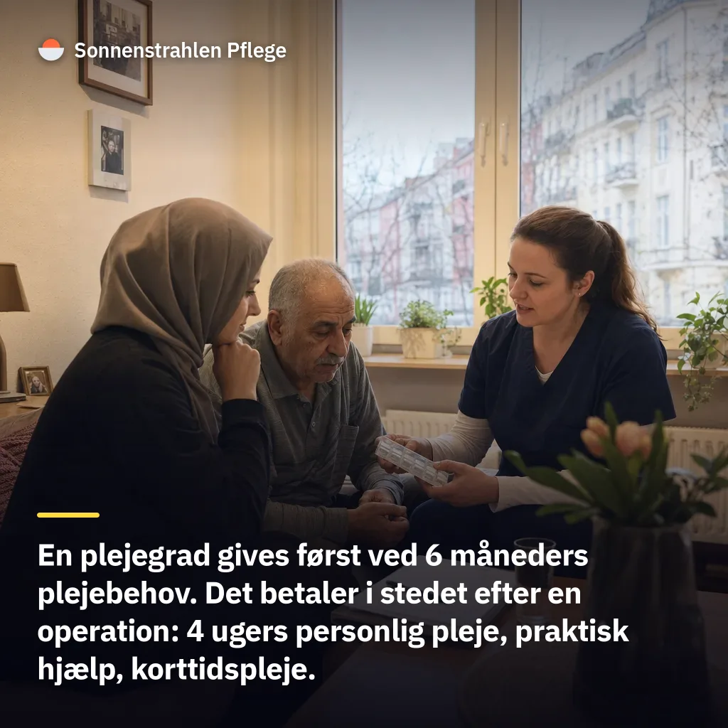 6 måneder er afgørende – hvornår man får en plejegrad efter en operation