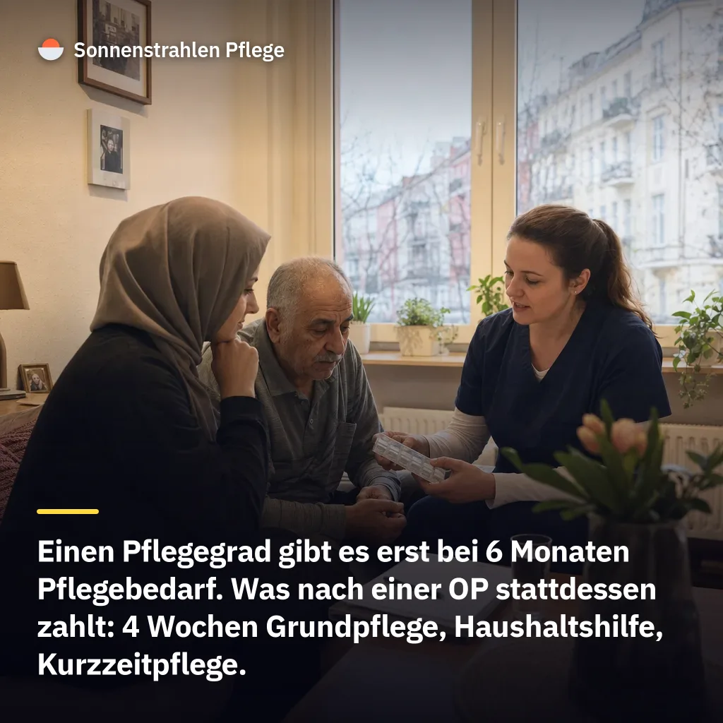 6 Monate entscheiden – wann es nach einer OP einen Pflegegrad gibt