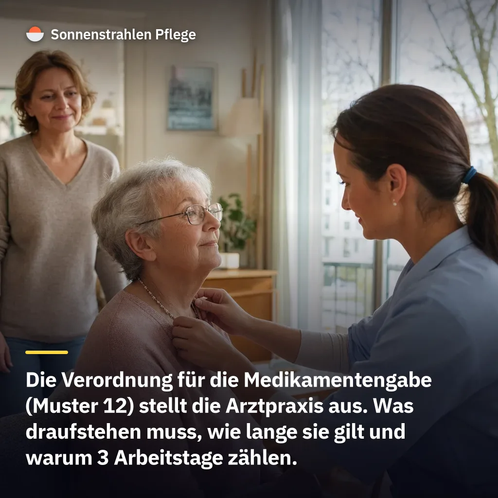 3 Arbeitstage hat die Verordnung bis zur Kasse – so bekommen Sie die Medikamentengabe verordnet