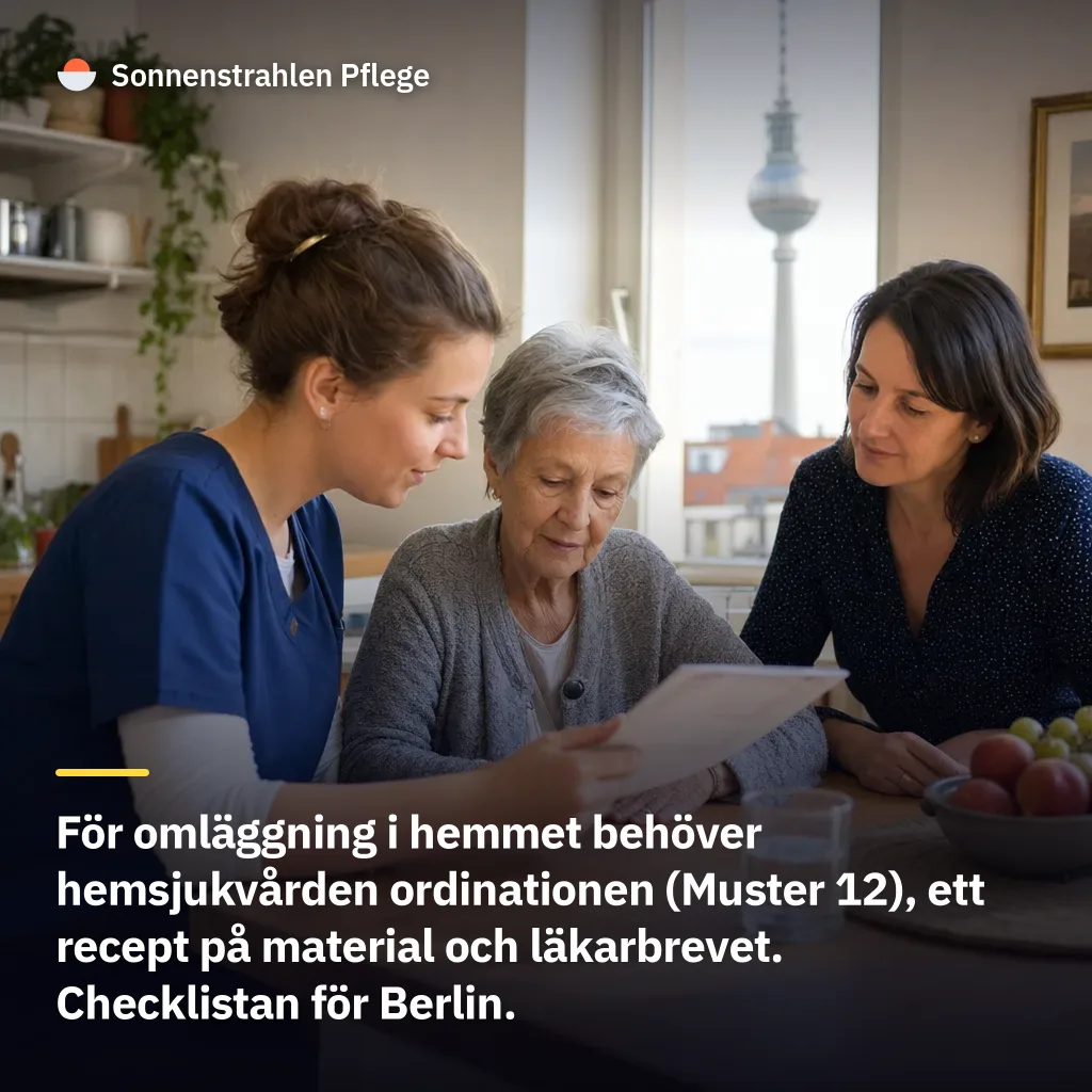 Ordinationen måste till kassan inom 4 arbetsdagar – dokument för omläggning i hemmet