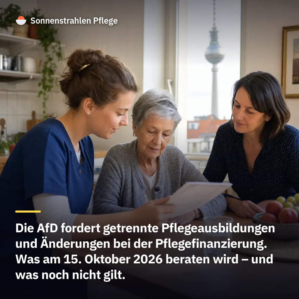 Zurück zu getrennten Pflegeausbildungen? Bundestag lehnt AfD-Antrag ab
