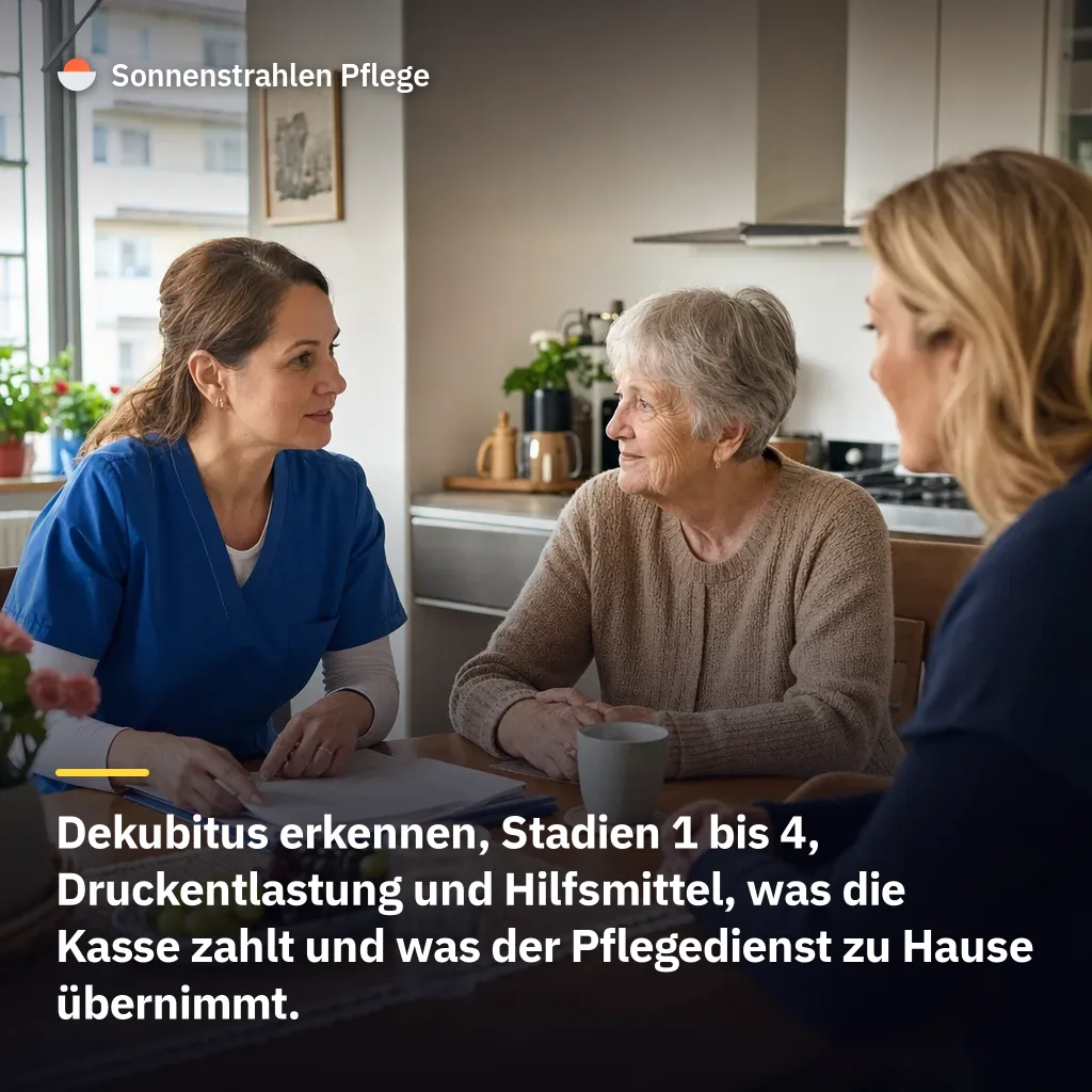 4 Stadien, 1 Grundregel – ein Dekubitus heilt nur ohne Druck, so versorgen Sie ihn zu Hause