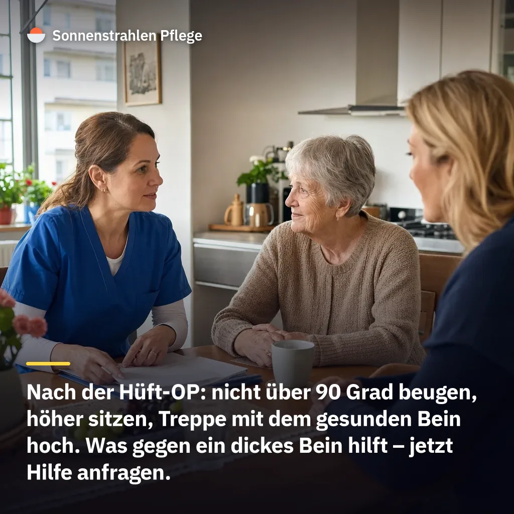 6 bis 12 Wochen gelten nach einer Hüft-OP Vorsichtsregeln – das beachten Sie zu Hause