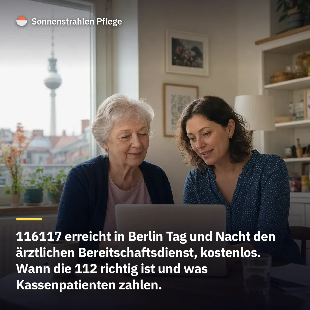 116117 ist kostenlos und Tag und Nacht erreichbar – der ärztliche Bereitschaftsdienst in Berlin