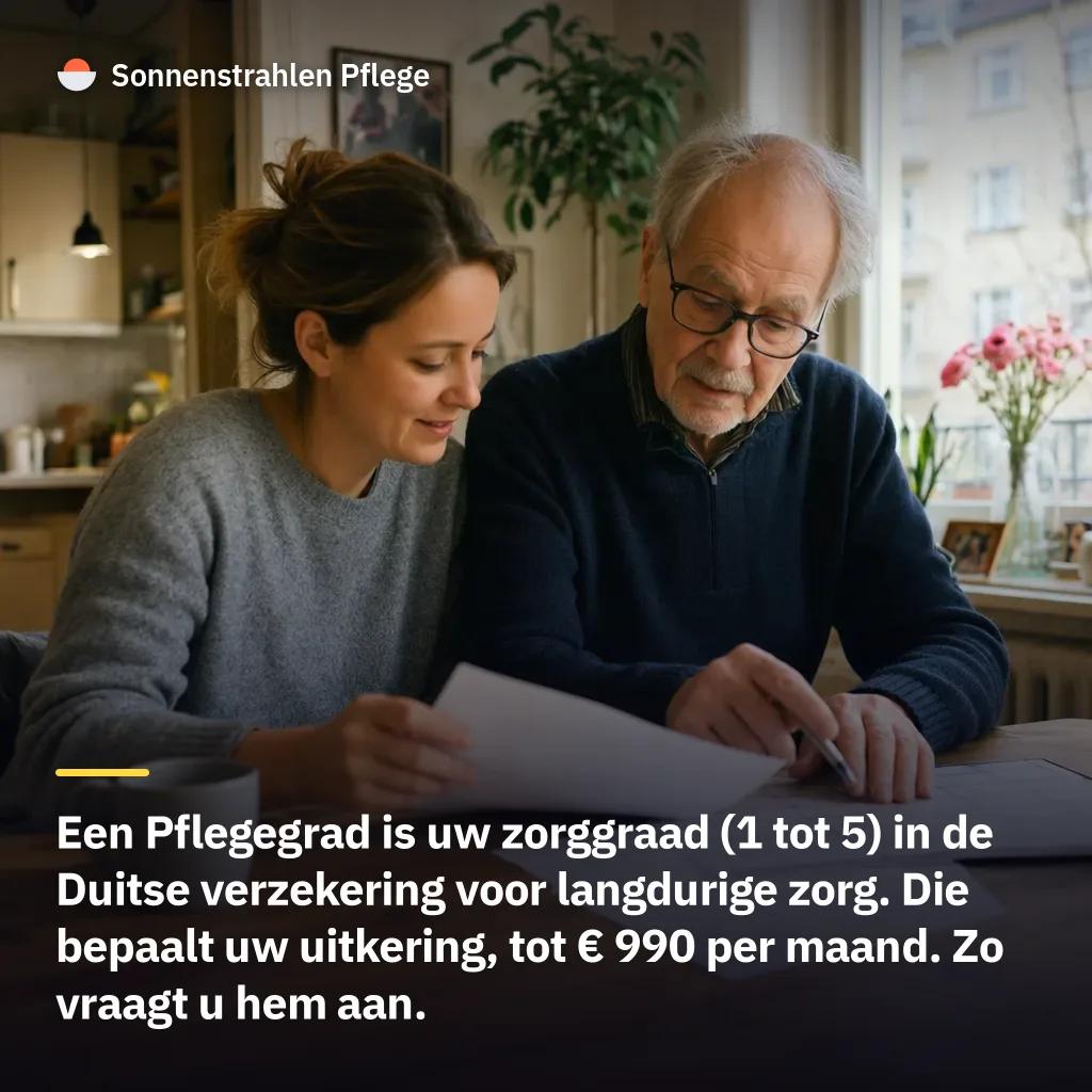 Tot € 990 per maand: wat een Pflegegrad is en hoe u die in Duitsland krijgt