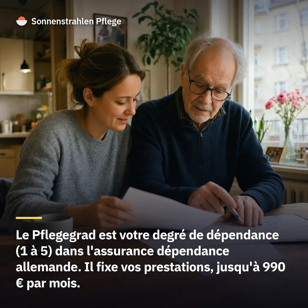 Jusqu'à 990 € par mois : ce qu'est un Pflegegrad (degré de dépendance) et comment l'obtenir en Allemagne