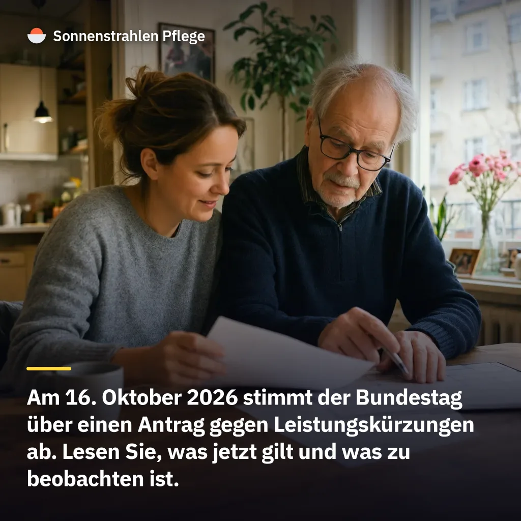 Karenzzeit in der Pflege? Bundestag lehnt Antrag gegen Leistungskürzungen ab