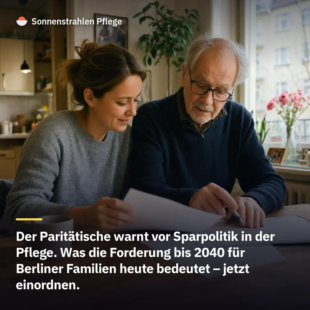 Kurzfristiges Sparen kann Pflegekosten auf Familien verlagern