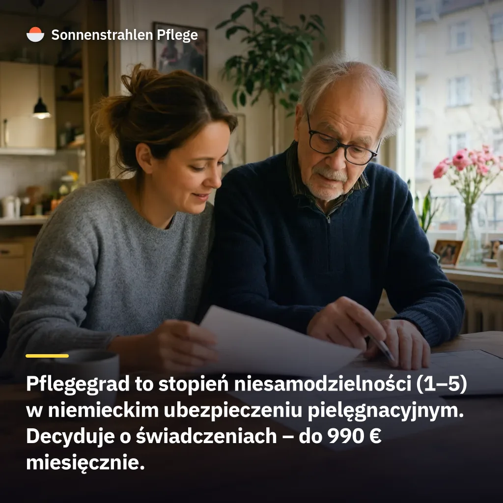 Do 990 € miesięcznie: czym jest Pflegegrad i jak go uzyskać w Niemczech