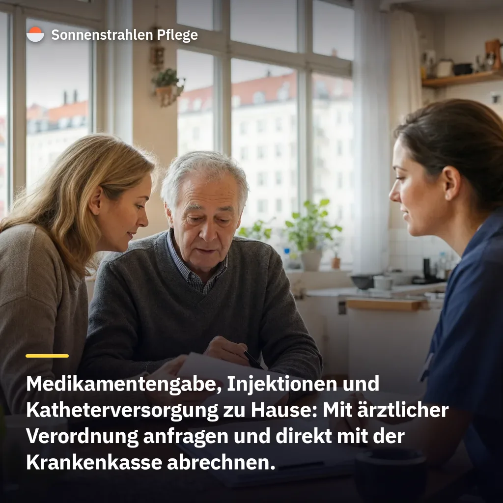 Eine Verordnung bringt medizinische Pflege nach Hause