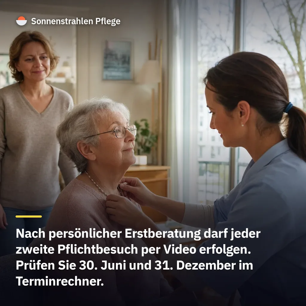 Jeder zweite Beratungsbesuch darf nach Erstberatung per Video stattfinden